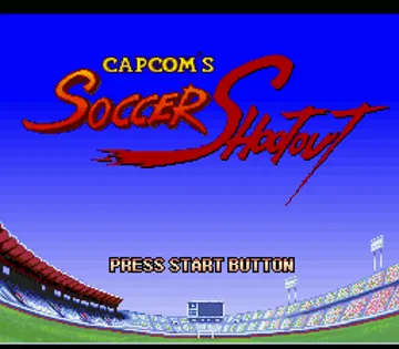 Capcom's Soccer Shootout (USA) (Beta) screen shot title